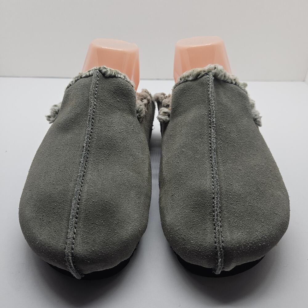 Free People Damon Cozy Womens US 8 EU 38.5 Suede Slip On Mules Casual Warm - Picture 3 of 6
